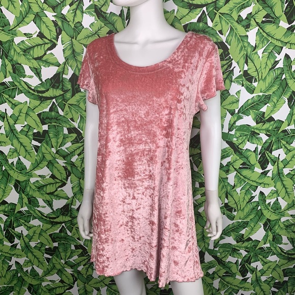 Vintage Gold Label Victoria's Secret Velvet Sleep Shirt Oversized T-Shirt Gown - Picture 1 of 7